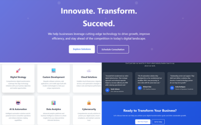 Modern Business Website